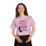 Never Underestimate - Champion Women's Heritage Cropped T-Shirt