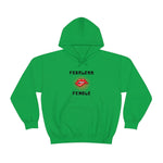 Fearless Female (Lips) - Women's Hooded Sweatshirt