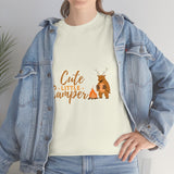 Cute Deer Camper - Unisex Heavy Cotton Tee