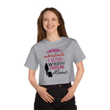 Never Underestimate - Champion Women's Heritage Cropped T-Shirt