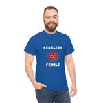 Fearless Female (Lips) - Women's Heavy Cotton Tee