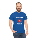 Fearless Female (Lips) - Women's Heavy Cotton Tee