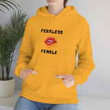 Fearless Female (Lips) - Women's Hooded Sweatshirt