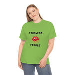 Fearless Female (Lips) - Women's Heavy Cotton Tee