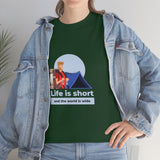 Life Is Short - Men's Heavy Cotton Tee