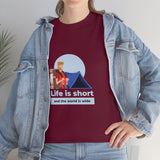 Life Is Short - Men's Heavy Cotton Tee