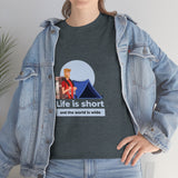 Life Is Short - Men's Heavy Cotton Tee
