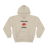 Fearless Female (Lips) - Women's Hooded Sweatshirt
