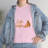Cute Deer Camper - Unisex Heavy Cotton Tee