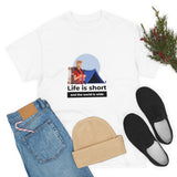 Life Is Short - Men's Heavy Cotton Tee