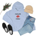 Fearless Female (Lips) - Women's Hooded Sweatshirt