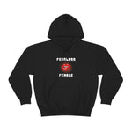 Fearless Female (Lips) - Women's Hooded Sweatshirt