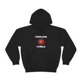 Fearless Female (Lips) - Women's Hooded Sweatshirt