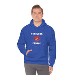 Fearless Female (Lips) - Women's Hooded Sweatshirt