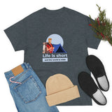 Life Is Short - Men's Heavy Cotton Tee