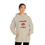 Fearless Female (Lips) - Women's Hooded Sweatshirt