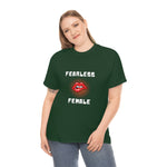 Fearless Female (Lips) - Women's Heavy Cotton Tee