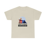 Life Is Short - Men's Heavy Cotton Tee