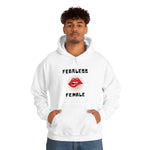 Fearless Female (Lips) - Women's Hooded Sweatshirt