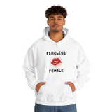 Fearless Female (Lips) - Women's Hooded Sweatshirt
