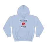 Fearless Female (Lips) - Women's Hooded Sweatshirt