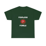 Fearless Female (Lips) - Women's Heavy Cotton Tee