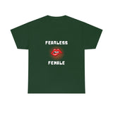 Fearless Female (Lips) - Women's Heavy Cotton Tee