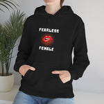Fearless Female (Lips) - Women's Hooded Sweatshirt