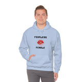 Fearless Female (Lips) - Women's Hooded Sweatshirt