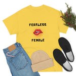 Fearless Female (Lips) - Women's Heavy Cotton Tee