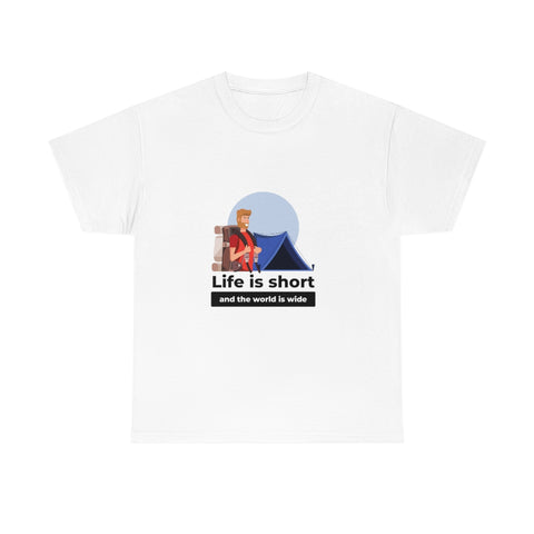 Life Is Short - Men's Heavy Cotton Tee