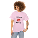 Fearless Female (Lips) - Women's Heavy Cotton Tee
