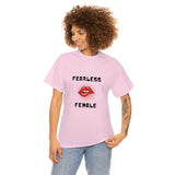 Fearless Female (Lips) - Women's Heavy Cotton Tee