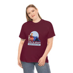 Life Is Short - Men's Heavy Cotton Tee