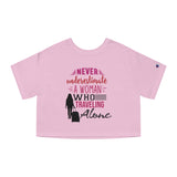 Never Underestimate - Champion Women's Heritage Cropped T-Shirt