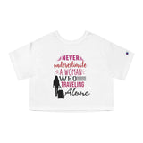 Never Underestimate - Champion Women's Heritage Cropped T-Shirt