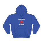 Fearless Female (Lips) - Women's Hooded Sweatshirt