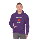 Fearless Female (Lips) - Women's Hooded Sweatshirt