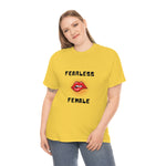 Fearless Female (Lips) - Women's Heavy Cotton Tee