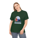 Life Is Short - Men's Heavy Cotton Tee
