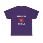 Fearless Female (Lips) - Women's Heavy Cotton Tee