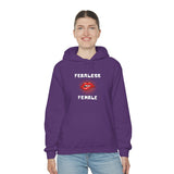 Fearless Female (Lips) - Women's Hooded Sweatshirt