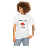 Fearless Female (Lips) - Women's Heavy Cotton Tee