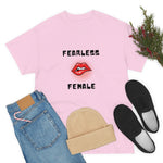 Fearless Female (Lips) - Women's Heavy Cotton Tee