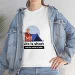Life Is Short - Men's Heavy Cotton Tee