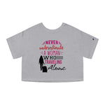 Never Underestimate - Champion Women's Heritage Cropped T-Shirt