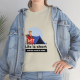 Life Is Short - Men's Heavy Cotton Tee