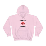 Fearless Female (Lips) - Women's Hooded Sweatshirt