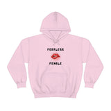 Fearless Female (Lips) - Women's Hooded Sweatshirt