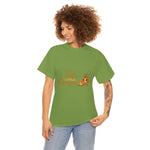 Cute Deer Camper - Unisex Heavy Cotton Tee